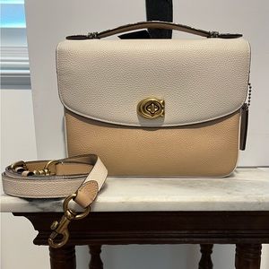 Coach Cassie Crossbody in Colorblock with Snakeskin Detail